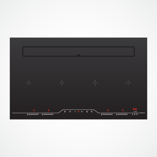 Bếp từ kết hợp máy hút khói khử mùi HIH-904 SLIM