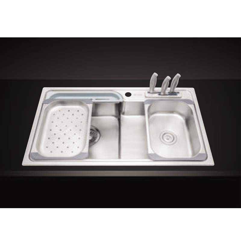 Chậu rửa chén bát thủ công Malloca MS 1028D 3 Chậu rửa chén bát thủ công Malloca MS 1028D