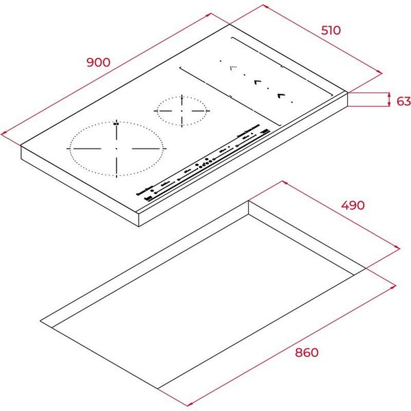 Bếp từ TEKA IZS 96600 MSP 5 Bếp từ TEKA IZS 96600 MSP - Ảnh 3