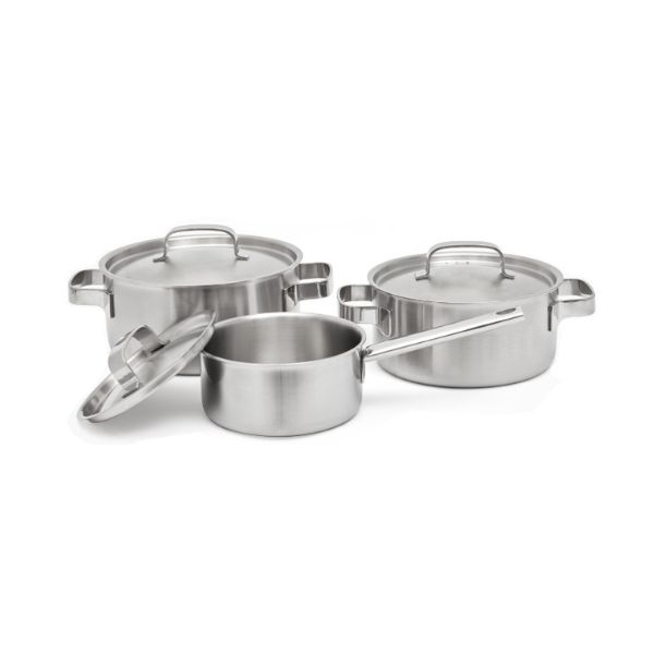 Bộ Nồi Inox 6 món Malloca SA-2030 3 Bộ Nồi Inox 6 món Malloca SA-2030
