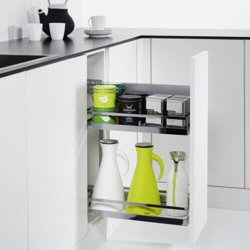 Bộ rổ kéo Hafele 545.53.760 bộ 2 rổ ARENA COMFORT II, 250m, mở phải