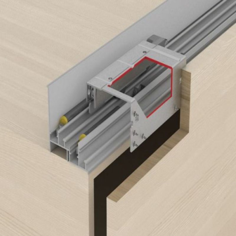 Ray trượt đôi trên 2500mm Hafele 406.78.922 3 Ray trượt đôi trên 2500mm Hafele 406.78.922