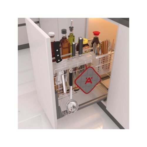 Bộ đựng dao thớt chai lọ Sonata 350mm Hafele 549.20.019 8 Bộ đựng dao thớt chai lọ Sonata 350mm Hafele 549.20.019