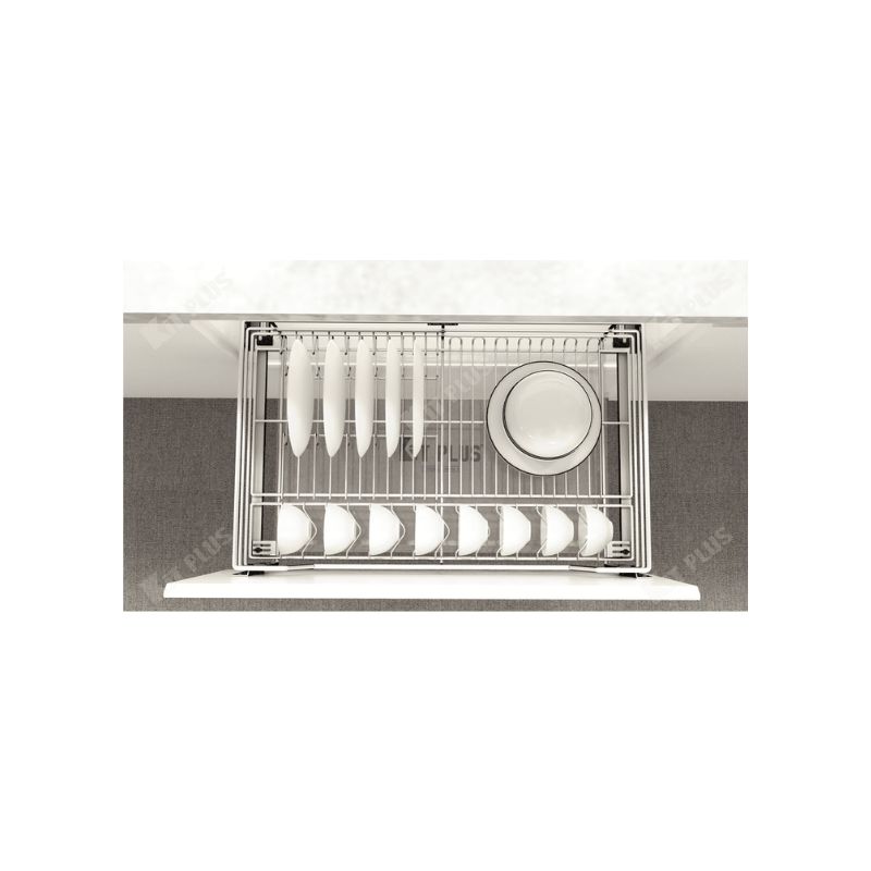 Giá xoong nồi, bát đĩa đa năng nan tròn Inox Kit Plus DM60S 5 Giá xoong nồi, bát đĩa đa năng nan tròn Inox Kit Plus DM60S