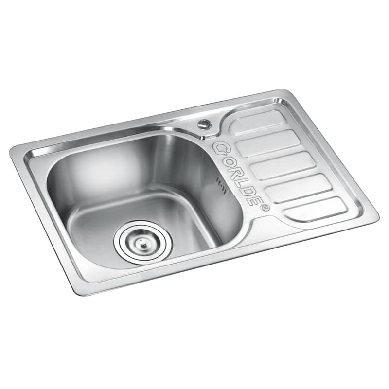 Chậu rửa bát inox 1 hố Gorlde GD-925 3 Chậu rửa bát inox 1 hố Gorlde GD-925