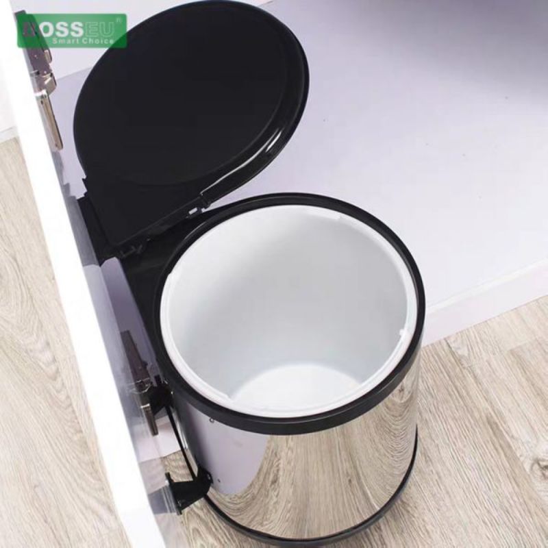 Thùng rác tròn gắn cánh tủ bếp BossEU BS108R 4 Ảnh thùng rác tròn gắn cánh tủ bếp BossEU BS108R