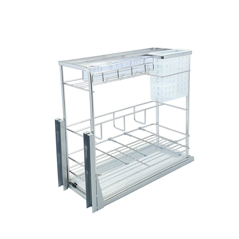 Giá dao thớt inox mạ crom BossEU BS250D 3 Giá dao thớt inox mạ crom BossEU BS250D