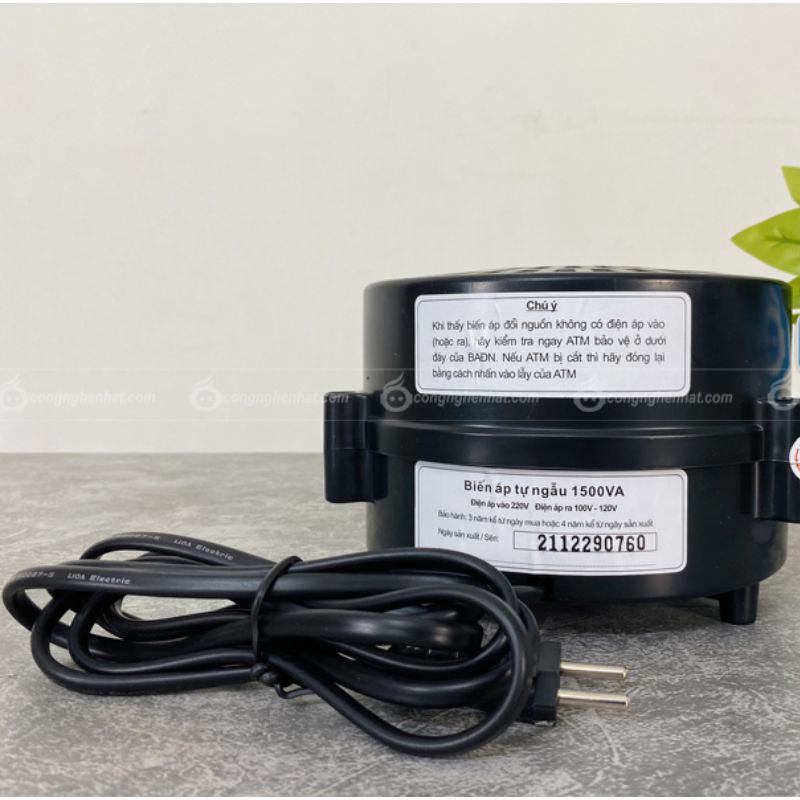 Biến áp đổi nguồn hạ áp Lioa DN015 1P - 1500VA 4 Ảnh biến áp đổi nguồn hạ áp Lioa DN015 1P - 1500VA