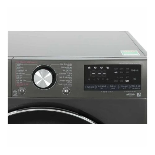 Bảng điều khiển máy Giặt LG Inverter 12 Kg FV1412S3B cửa trước