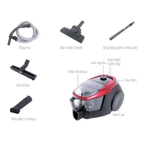 Chi tiết máy hút bụi Samsung VC18M3110VB/SV 1800W