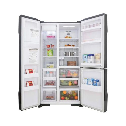 Hình ảnh tủ Lạnh 3 cánh side by side Inverter 584 Lít Hitachi R-FM800GPGV2 GBK