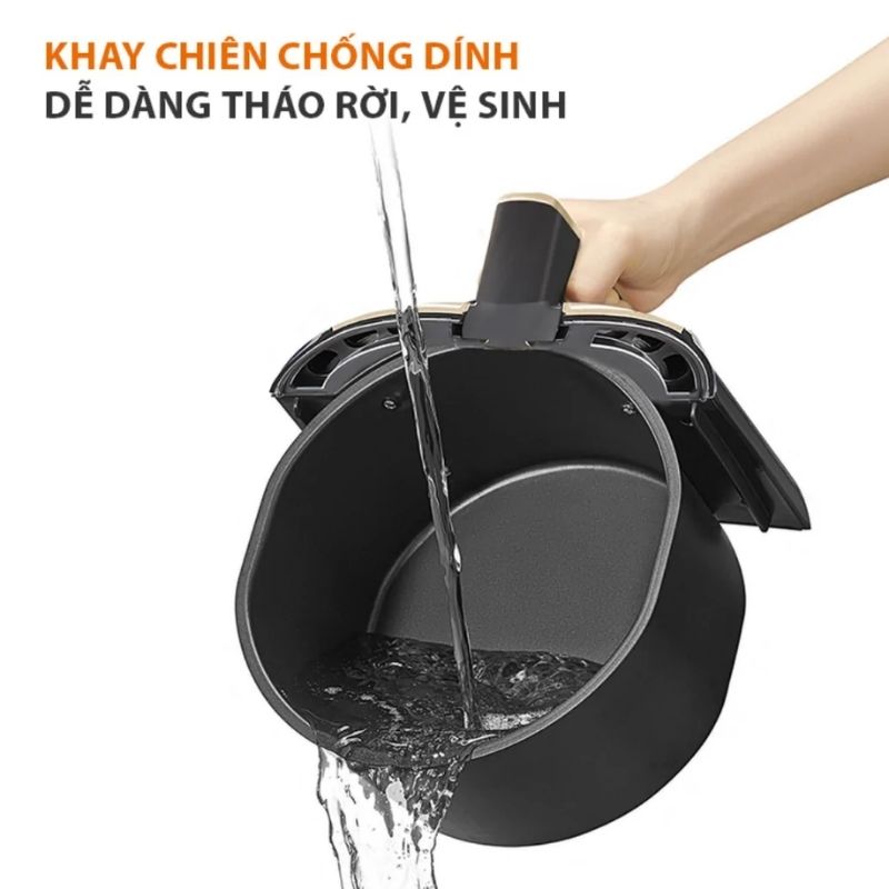 Nồi chiên không dầu Gaabor AF65M-BK01A 6.5 Lít 4 Ảnh nồi chiên không dầu Gaabor AF65M-BK01A 6.5 Lít
