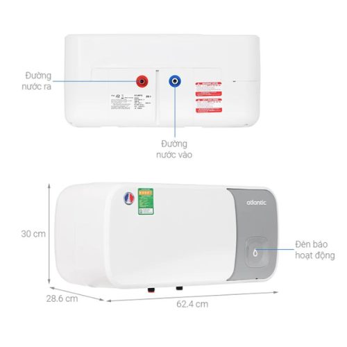 Kích thước máy nước nóng Atlantic SWH 20H M-14 ESA SLIM 823044