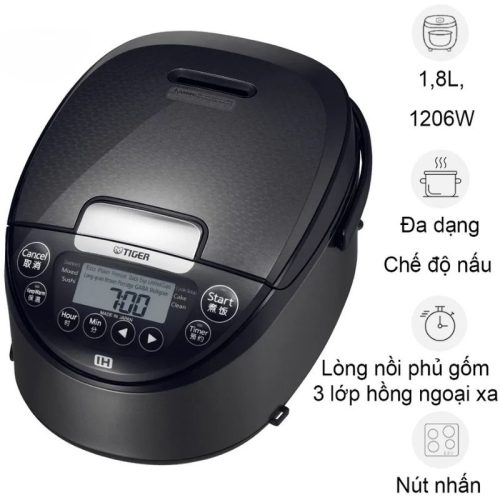 Nồi cơm điện cao tần Tiger JPW-G18W 1.8 Lít
