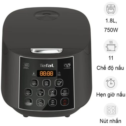 Nồi cơm điện tử Tefal 1.8 Lít RK736B68