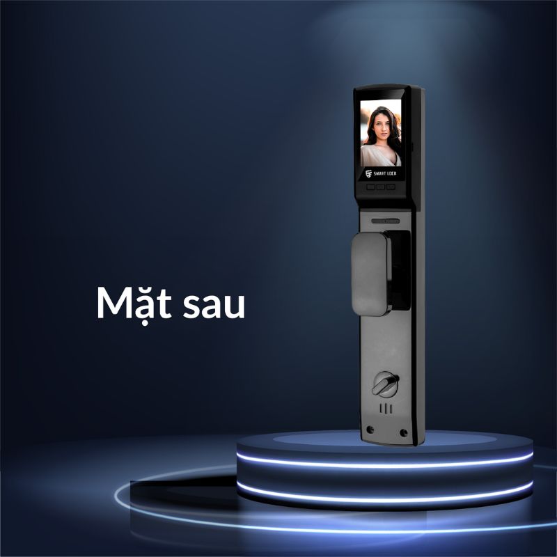 Khóa thông minh Faster FS006BG 5 Mặt sau khóa thông minh Faster FS006BG