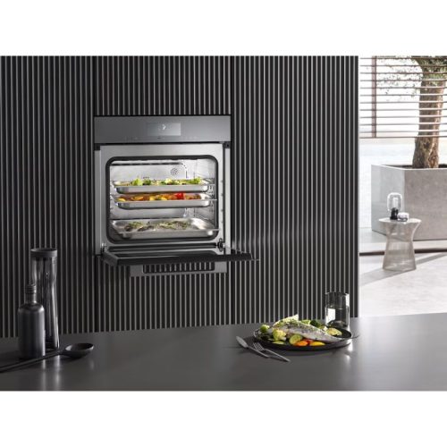 Hình ảnh lò hấp kết hợp nướng âm tủ Miele DGC 7845 HC Pro OBSW