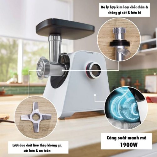 Kích thước máy xay thịt Bosch MFWS420W