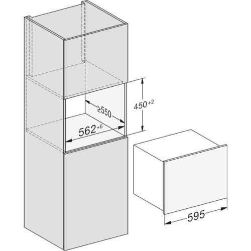 Kích thước tủ rượu Miele KWT 7112 iG GRGR