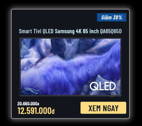 Smart Tivi QLED Samsung 4K 65 inch QA65Q65D