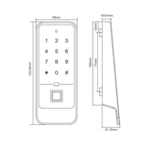 Khóa tủ Locker GIOVANI GSL-A72 5 kich thuoc khoa tu locker giovani gsl a72