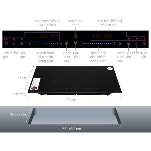 Bếp từ Comfee CIH-40DHE 11 lap dat bep tu comfee cih 40dhe