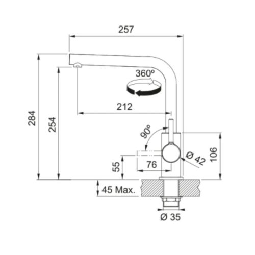kich thuoc voi rua bat franke lina ct9021c chrome